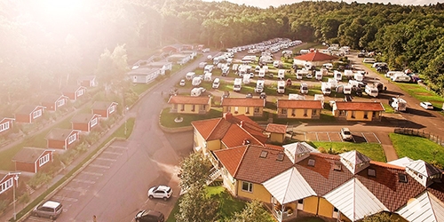 Lisebergsbyn, camping nära Liseberg i Göteborg. 