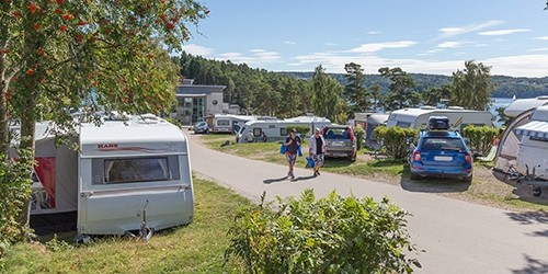 Hafsten Resort, campingplats. 