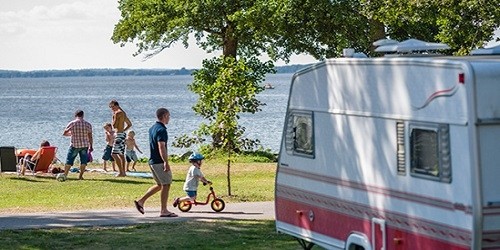 Ringsjöstrands Camping, camingplats. 