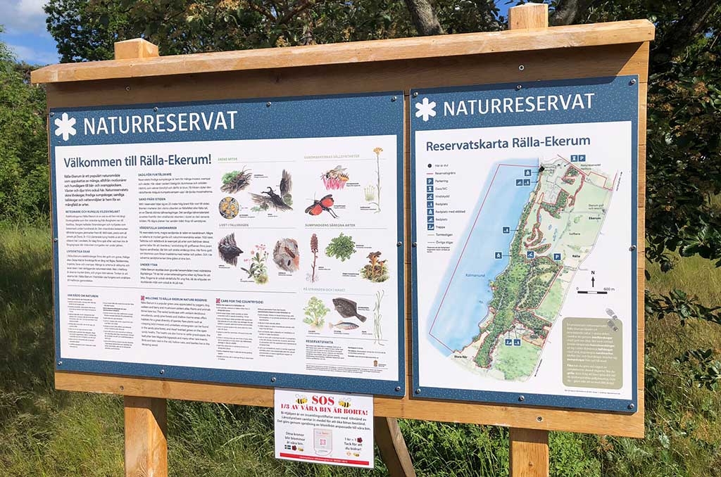 Gör en utflykt till naturreservatet som ligger precis intill