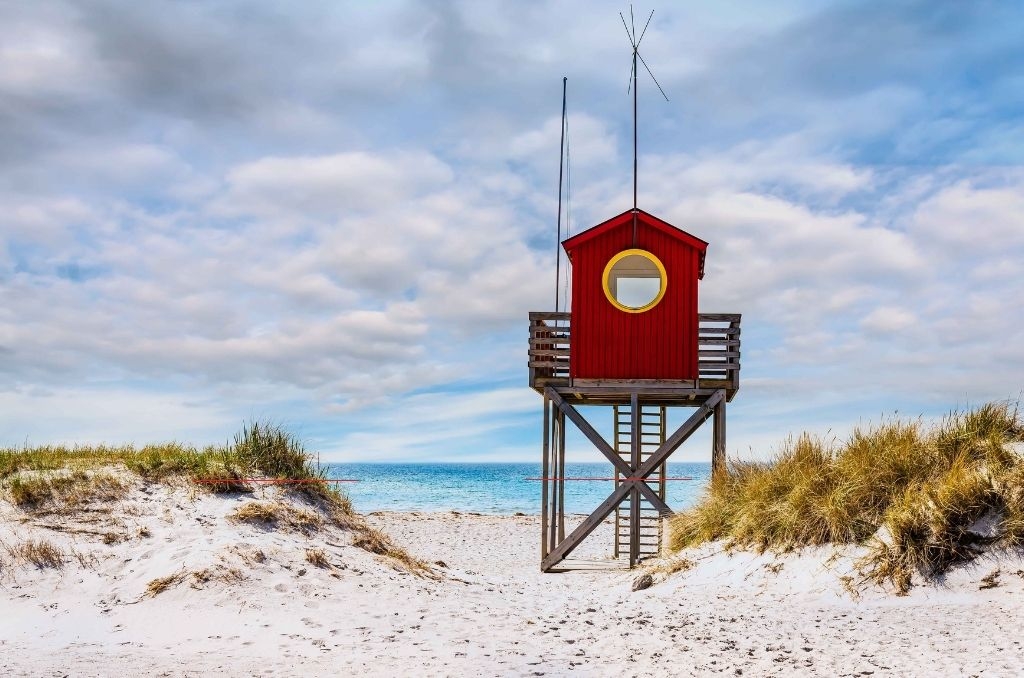 Falsterbo-Skanör är ett populärt resmål i Skåne. 